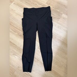 Lululemon 25” Fast and Free Black Leggings Size 14